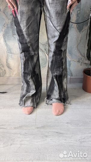 Клёш джинсы Rick Owens type