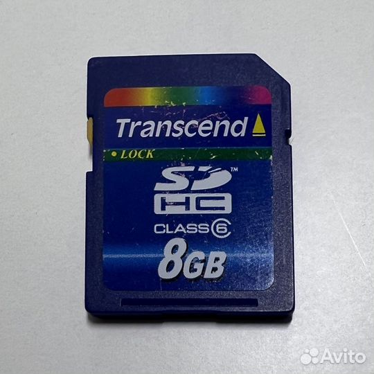Карта памяти Transcend sdhc 8 гб Class 6