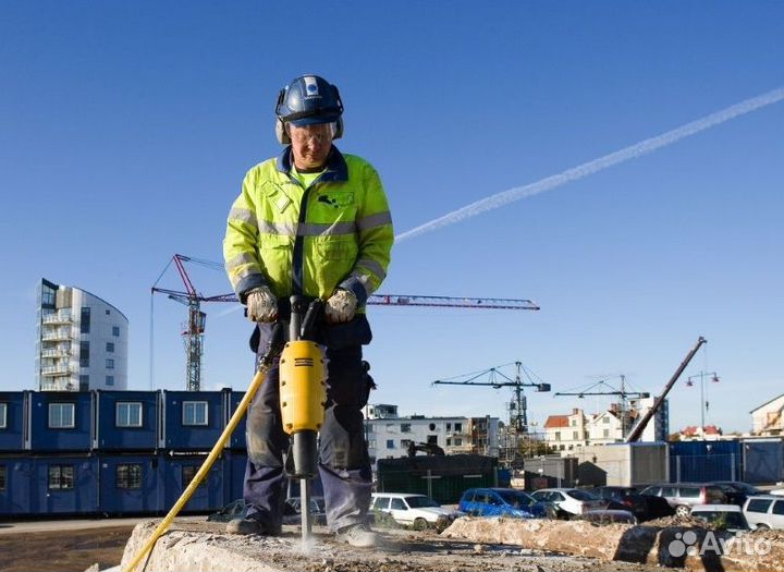 Аренда компрессора с отбойными молотками