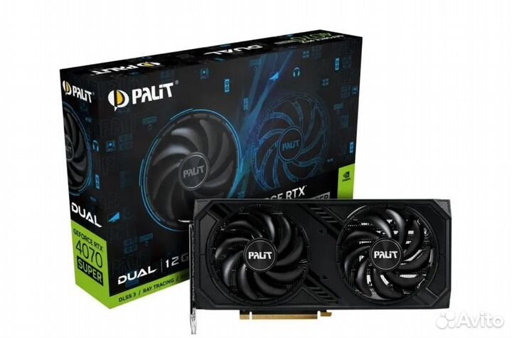 RTX 4070 super Palit Dual 12GB. Новая,чек,гарантия