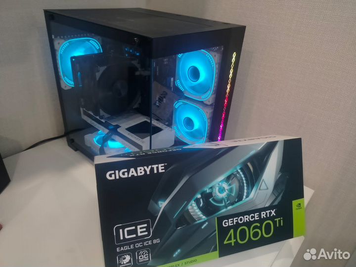 Новый пк Ryzen 7 5700X/RTX 4060 Ti/32Gb/SSD 1Tb