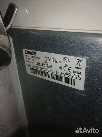 Стиральная машина бу zanussi