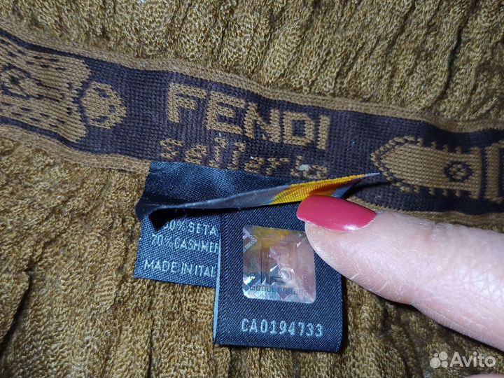 Палантин кашемир Fendi Оригинал