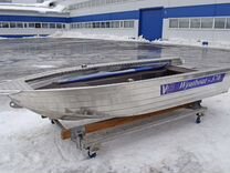 Новая моторная лодка Wyatboat 370 PM алюминиевая