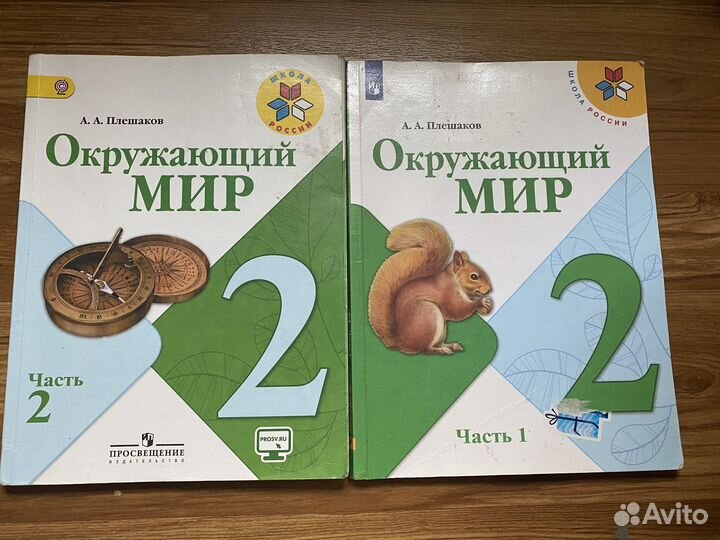 Учебники по окружающему миру 2 класс 1 и 2 часть