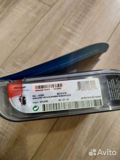 Лицензия Windows Vista Business BOX 32/64 bit