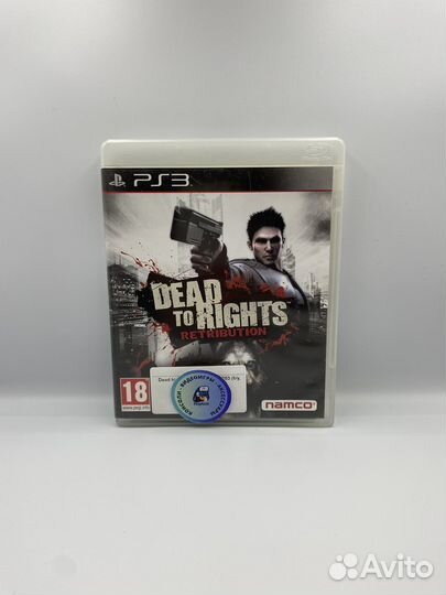 Dead to Rights Retribution PS3 (б/у, англ.)