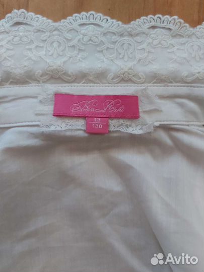 Блузки школьные 128