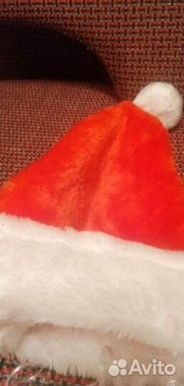 Шапка и борода дед мороза