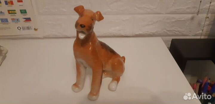 Фарфоровые статуэтки СССР собаки