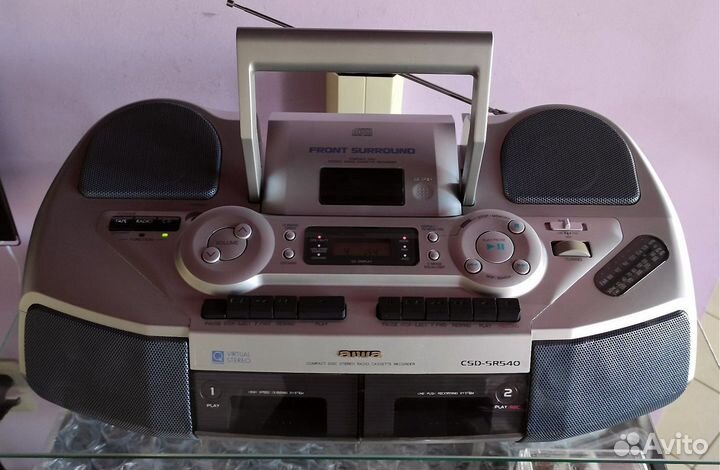 Магнитола Aiwa CSD-SR540, CD, кассеты, радио