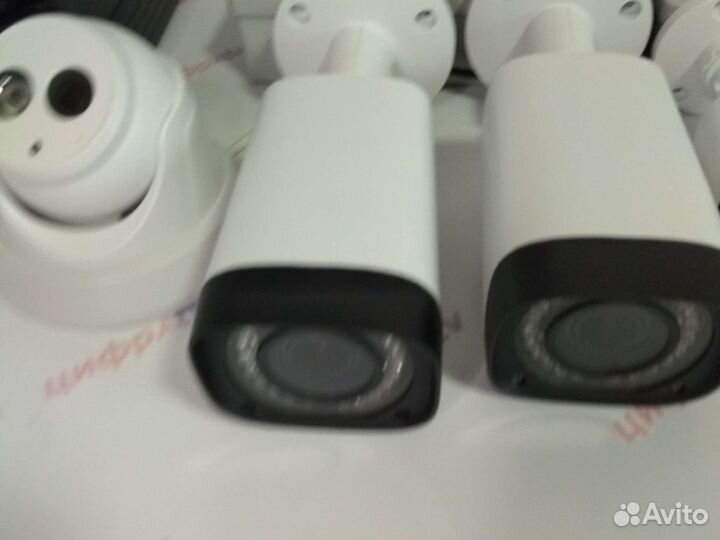 Видеонаблюдение 21 камера IP с микрофоном