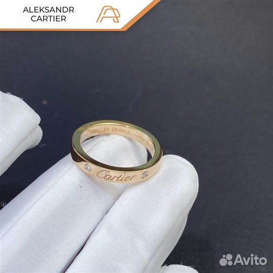 Золотое кольцо Cartier C de Cartier
