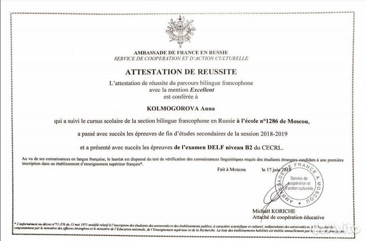 Репетитор. Французский язык. delf