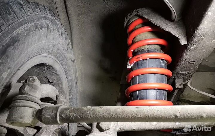 Пневмобаллоны в пружины 230х110 +фурнитура