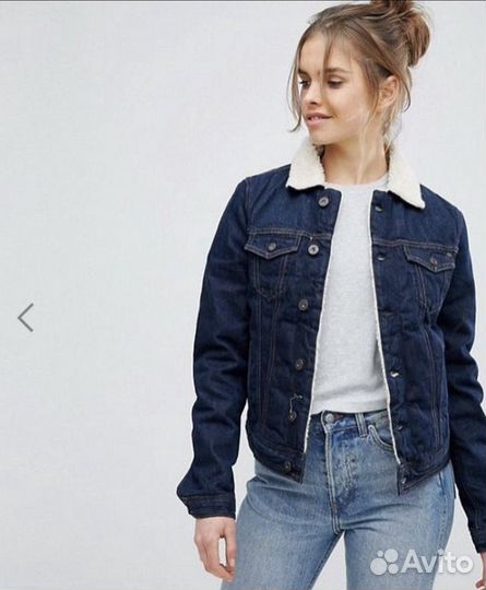 Куртка джинсовая шерпа Pepe Jeans