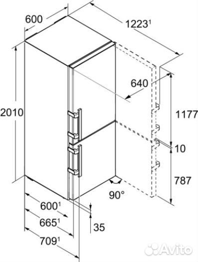 Холодильник Liebherr CBNef 4835-21