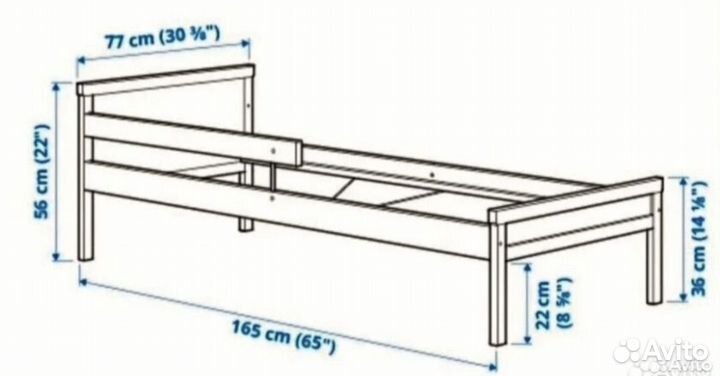 Детская кровать IKEA