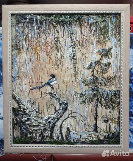 Картины на бересте