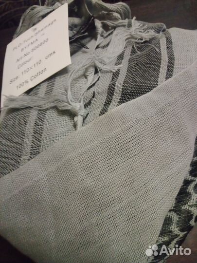 Арафатка, шемаг, куфия. Цвет серый, новая