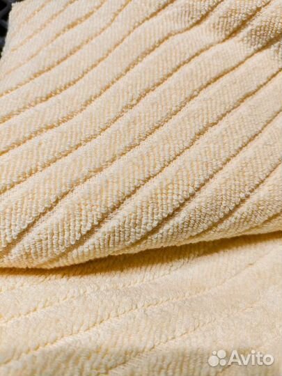 Набор махровых полотенец Узбекистан желтые