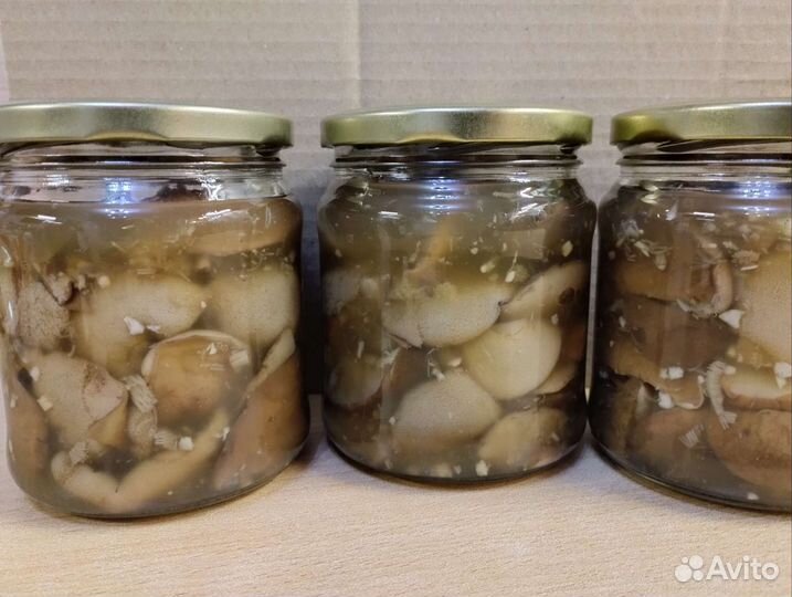 Маслята консервированные