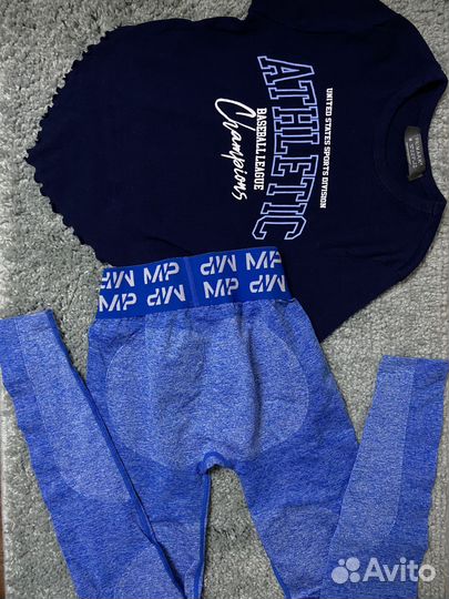 Тайтсы Компрессионные MP/Футболка Primark/42-46