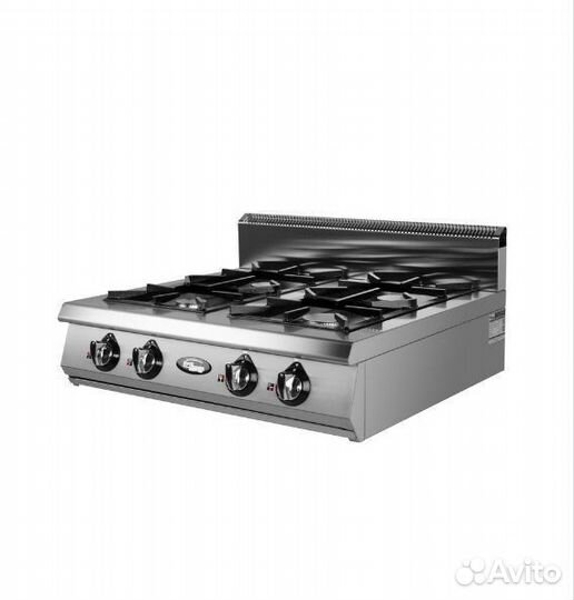 Плита 4 конф. grill master Ф4пг/800 газ 50003