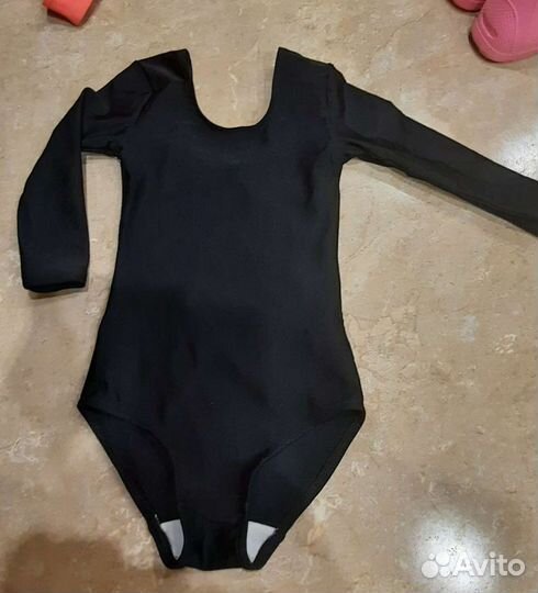 Купальник гимнастический атласный