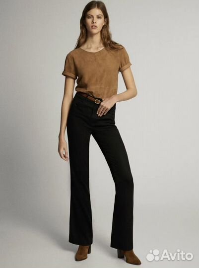 Брюки с разрезами massimo dutti