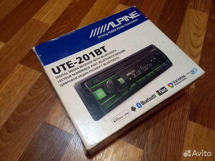 Магнитола Alpine ute 201 bt