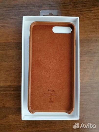 Чехол на iPhone 7/8 plus leather Case original