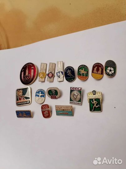 Значки СССР олимпиада 80