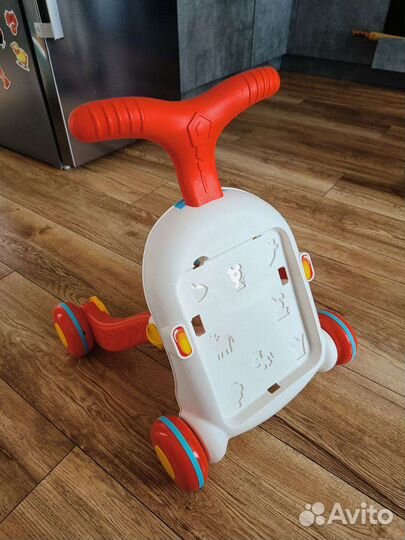 Развивающий центр ходунки-каталка, столик, 2в1