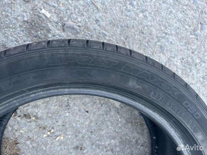 Dunlop SP Sport Maxx 050+ 235/45 R18 19B