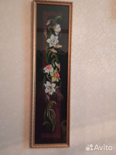 Набор для вышивания крестом(остатки) цена за два