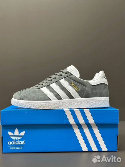 Кроссовки мужские Adidas Gazelle Gray