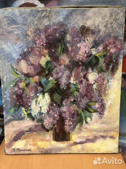 Картина маслом на холсте Худ. В Титкова