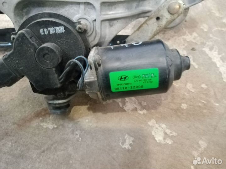 Моторчик трапеции дворников на Хендай I40/ 2014 го