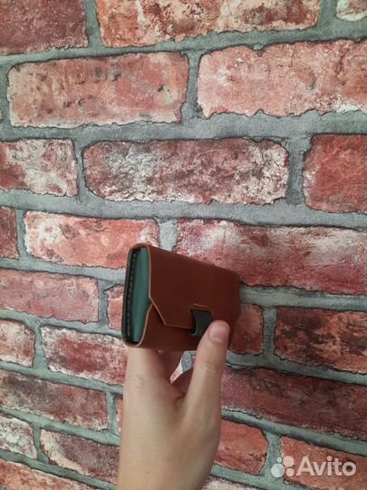 Визитница из натуральной кожи