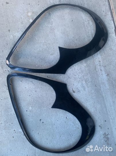 Ресницы на фары порше кайен 955