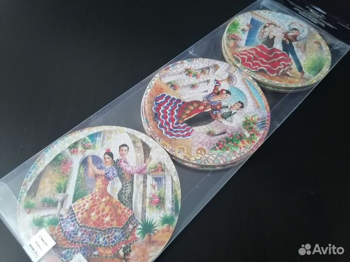 Пробковые подставки под стаканы Испания