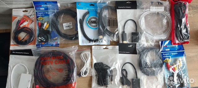 Кабель, переходники, шнуры видео/аудио, lan, USB