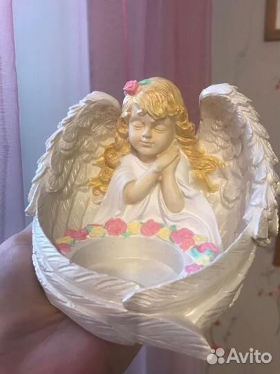 Фигурка ангела из гипса