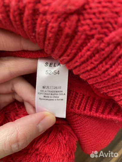 Комплект шапка и шарф 52-54 Sela