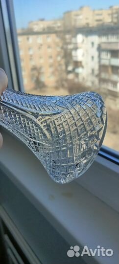 Графин хрустальный серебро, мельхиор СССР,серебро