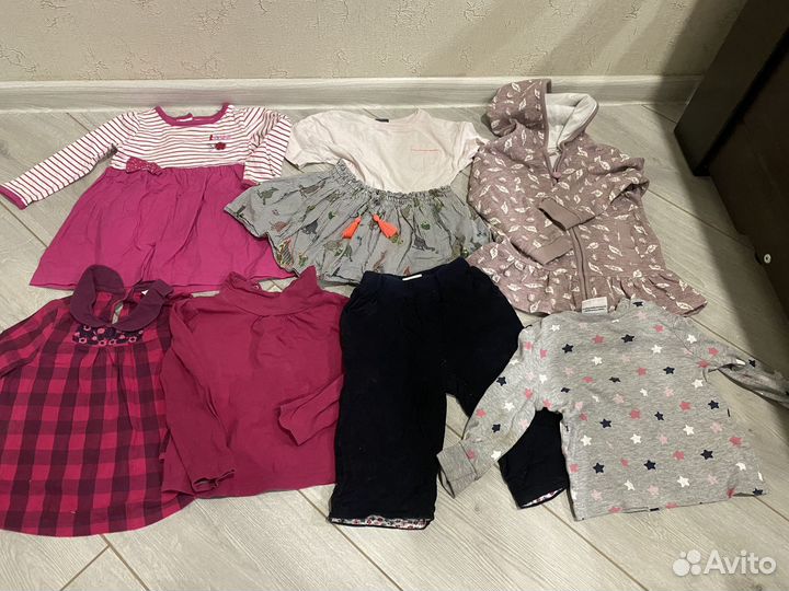 Детские вещи пакетом 29 шт. для девочек