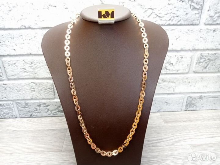 Золотая цепь 585 пробы массой 24.51 грамма (57см)
