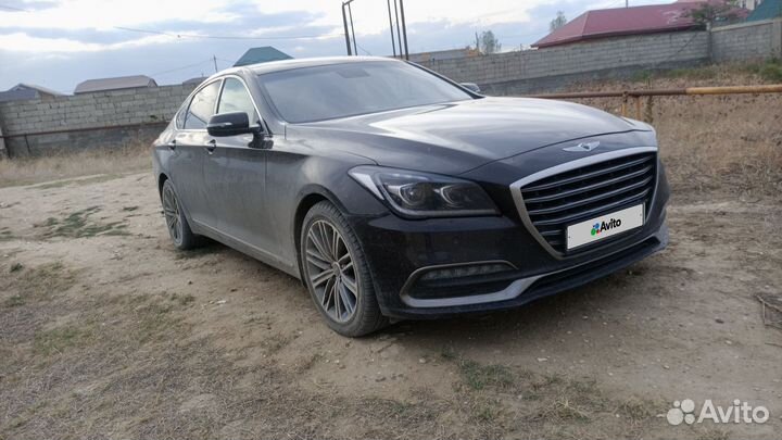 Genesis G80 2.0 AT, 2017, 105 000 км