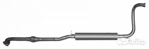 Резонатор 1118 с гофрой (Автоглушитель) AK11181